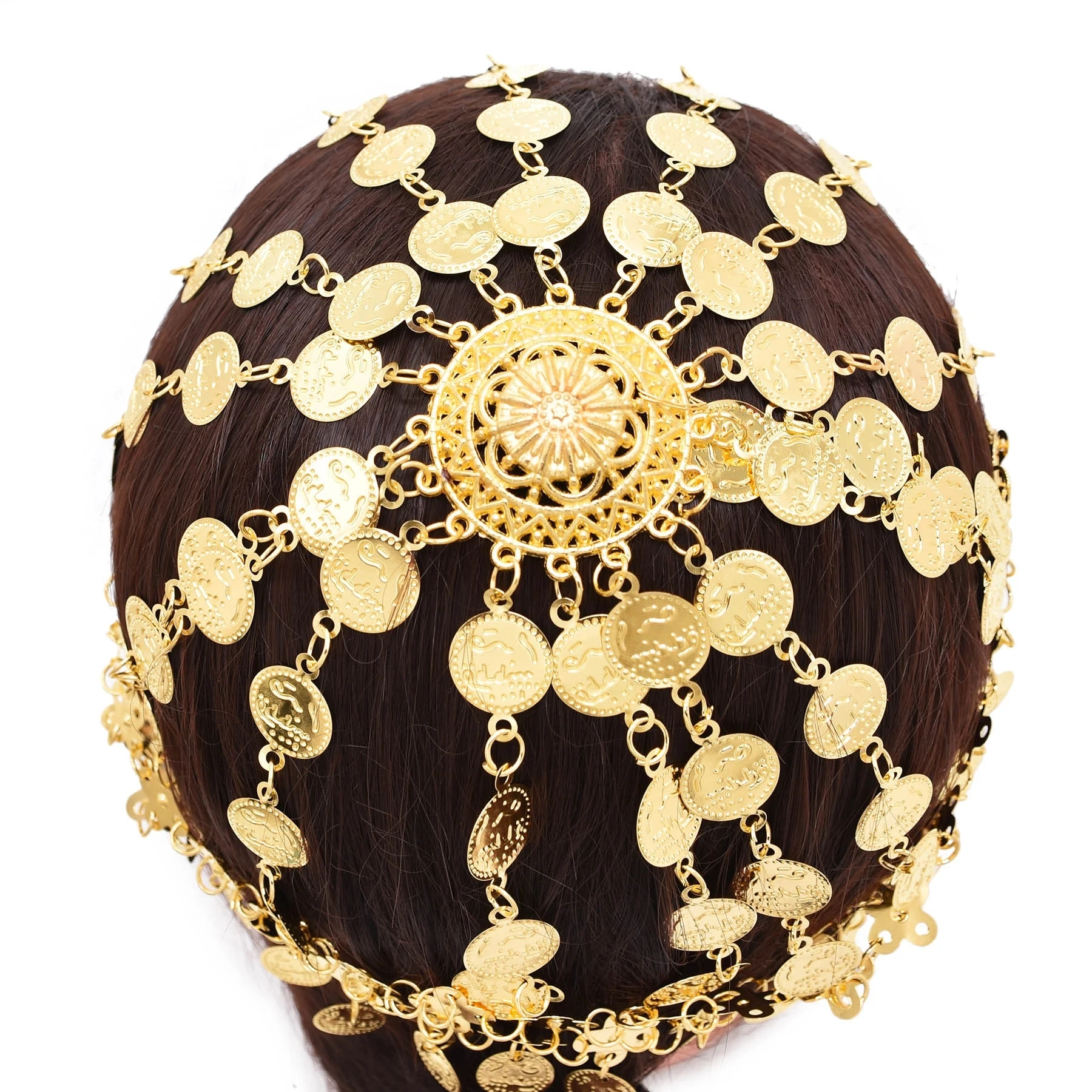 Gold Plated Alloy Coin Beauty  - Ethnic Fashion Pakistan review and price