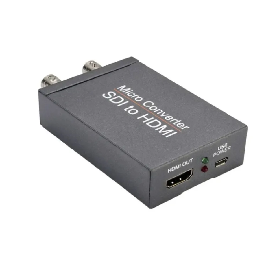 HD 3G SDI To HDMI-Compatible / HDMI-Compatible To SDI Video Converter Display Adapter with Loop Audio Auto Format Detection