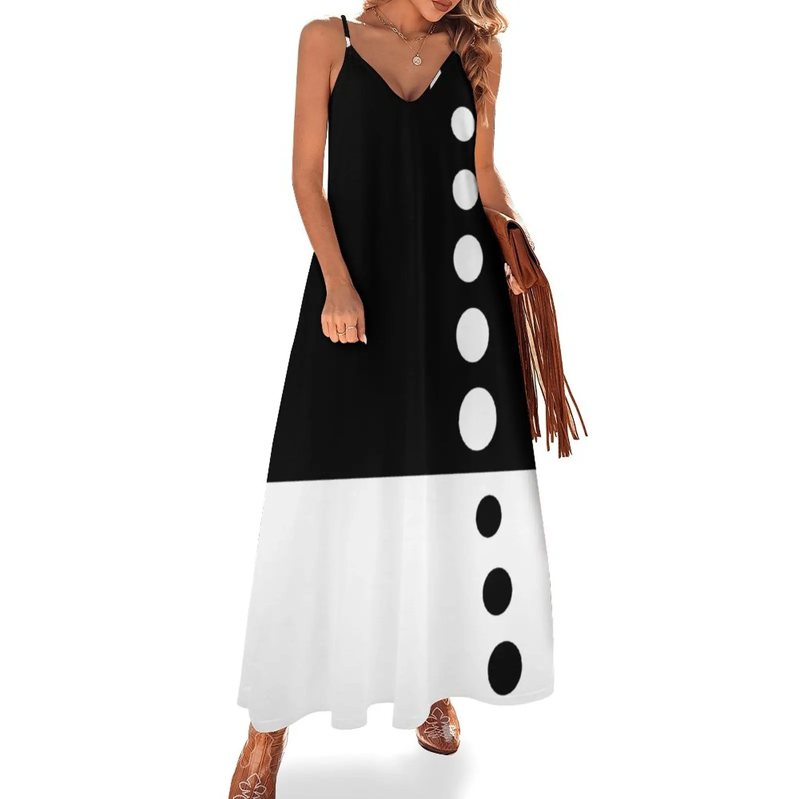 

Mod Dots | Retro Sleeveless Dress elegant party dress for women 2024 party dresses woman Clothing female