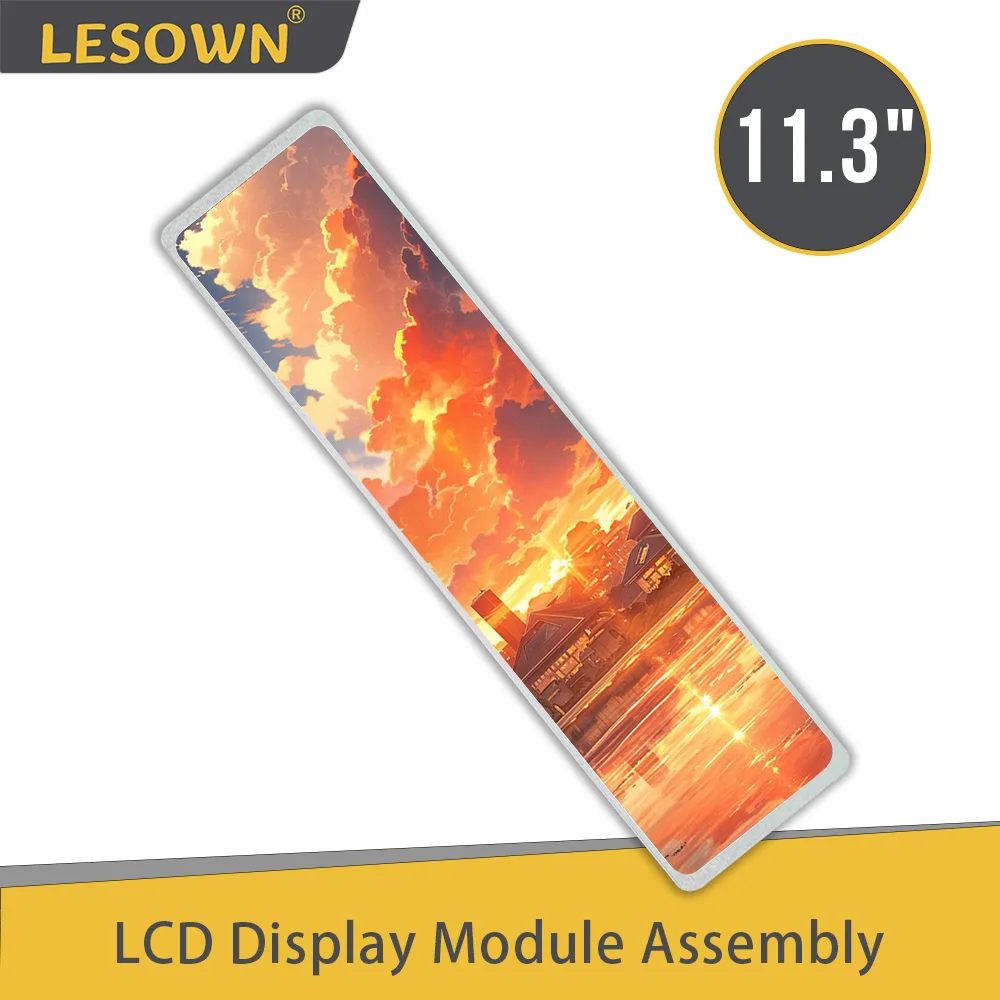 

LESOWN Stretched Bar 11.3 inch LCD Module 440x1920 HDMI IPS Long Strip Small Screen Laptop PC Display Panel MIPI Driver Board