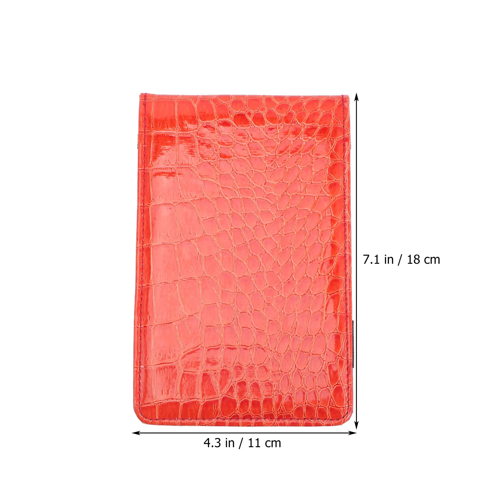 

Golf Score Notepad Book Golfs Scorebook Red Pu Portable Foldable Durable Easy Mark Small Lightweight Gift