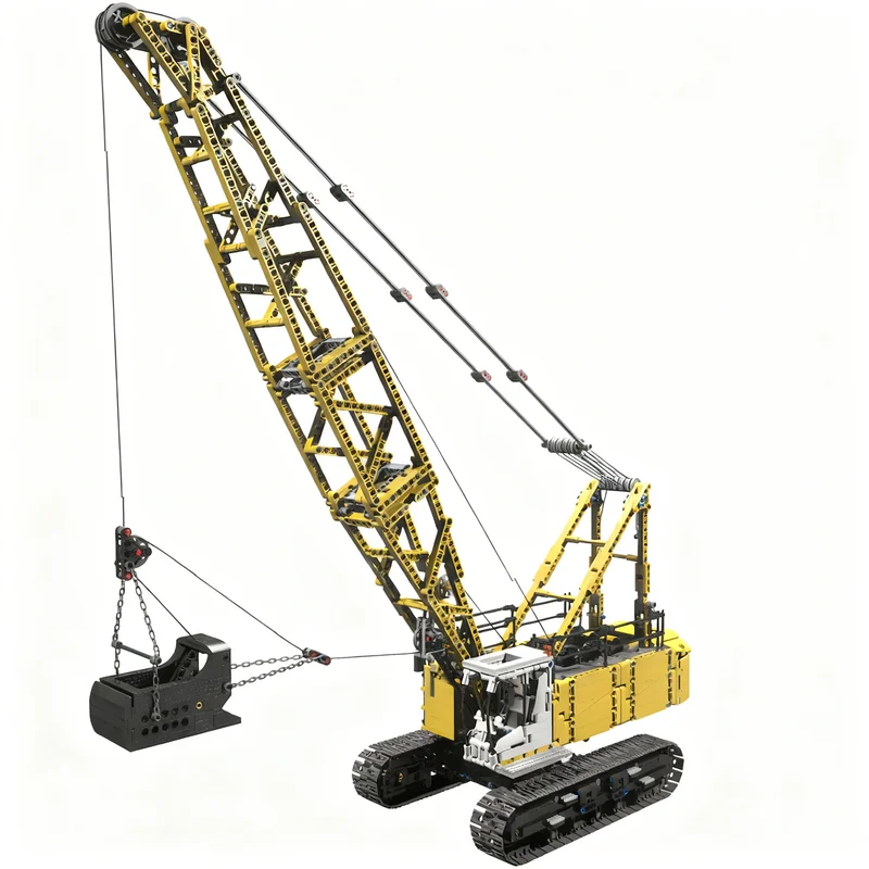 2378pcs MOC Technical Dragline Excavator Model Building Blocks Construction DIY Birthday Kids Brick Idea Christmas Gift Toys