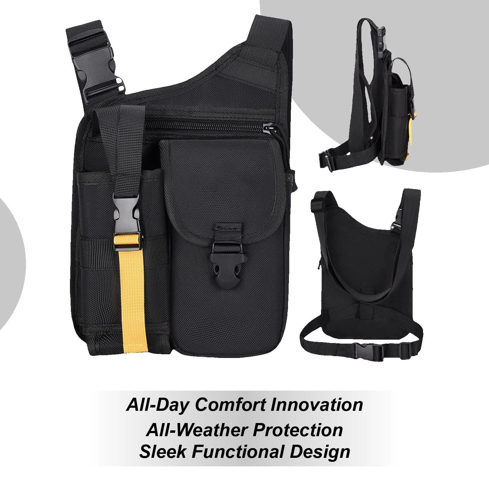 Sac de cuisse multifonctionnel de grande capacité, pochettes de sport pour Festival, chasse, carnaval, pêche, motard d'équitation en plein air