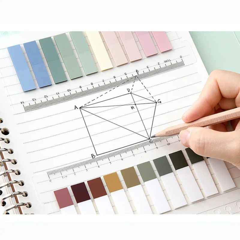 200 Sheets Kawaii Sticky Notes Posted It Notes Bookmark Loose-leaf Index Colorful Sticker Office School Supplies Stationery