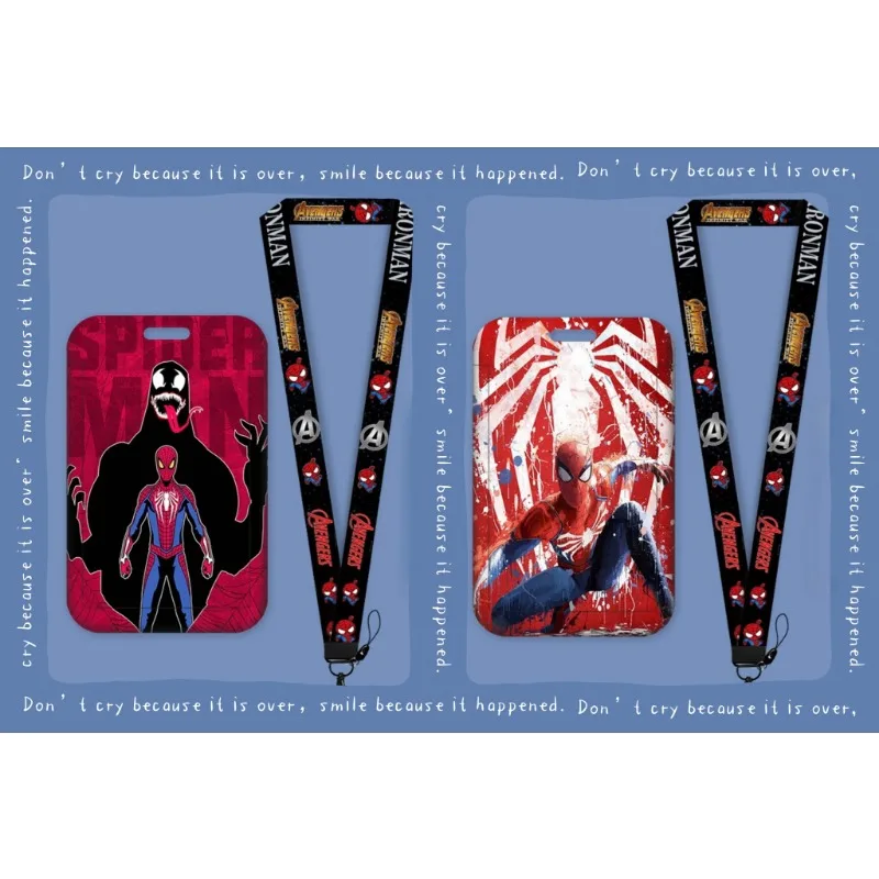 Marvel Venom Individual Card Holder Spider-Man Anime Action Figure Bank ID Card Schoolbag Decoration Kid Birthday Christmas Gift