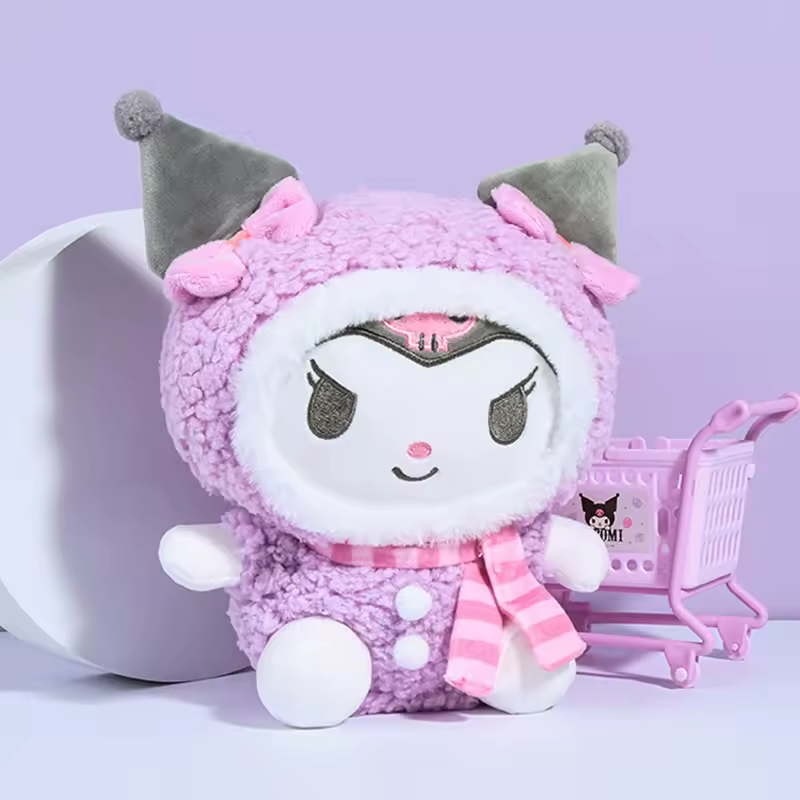 산리오 헬로 키티 봉제 인형 키체인 이미지 1