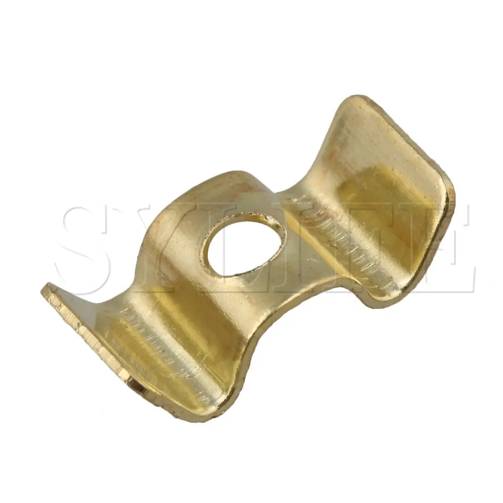 Gold Guitar String Retainer with Screw & Spacer for Electric Guitar Set