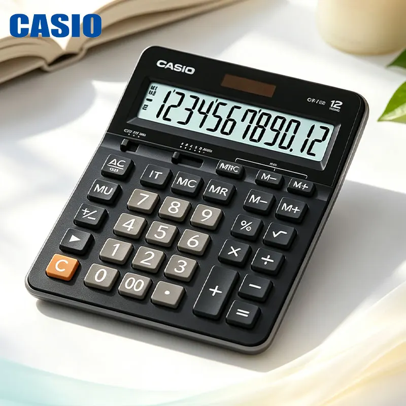 Casio GX-12B/GX-14B/GX-120B Business durable calculator - Resistant to wear for a ten-year lifespan - Financial and office use