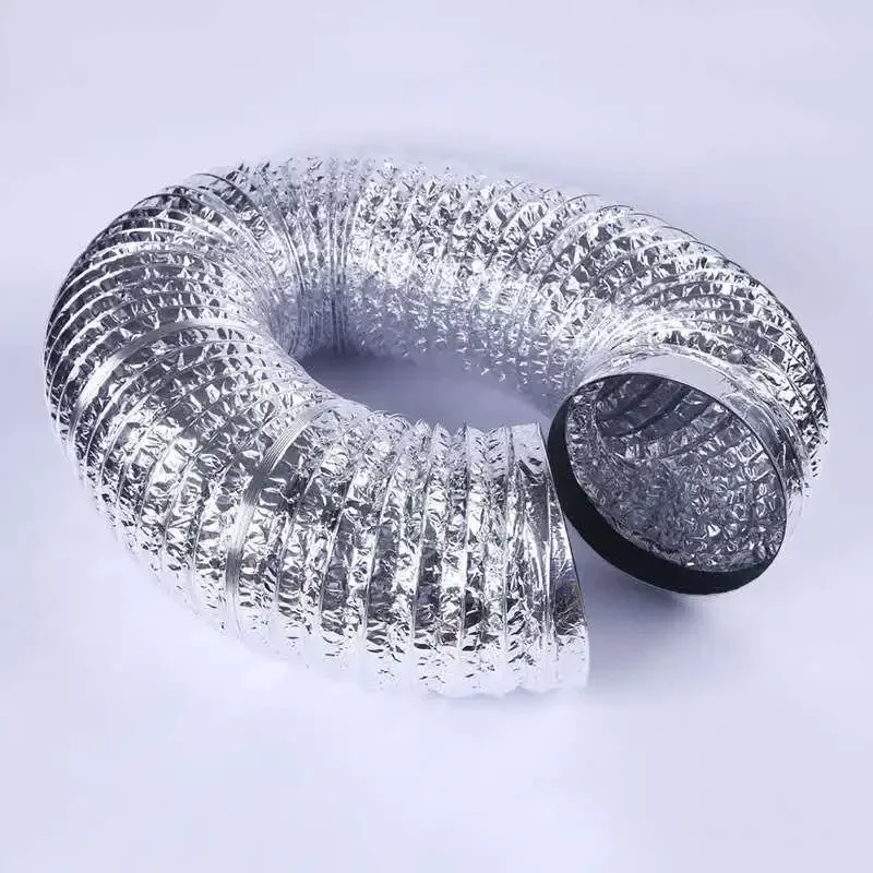 Thickened Aluminum Foil Telescopic Vent Hose Flexible Air Duct Pipe For Dryer Kitchen Exhaust Fan Ventilation System