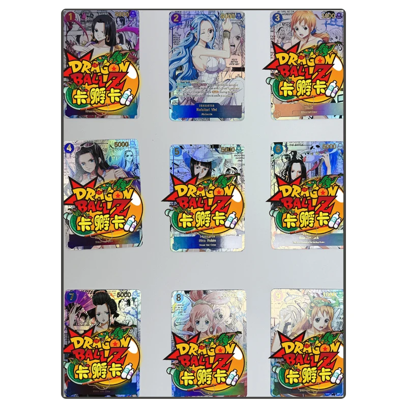 Anime ONE PIECE Diy Card cartoon character Boa Hancock Carrot Mizuira Nico Robin Collectible card toy Christmas birthday gift