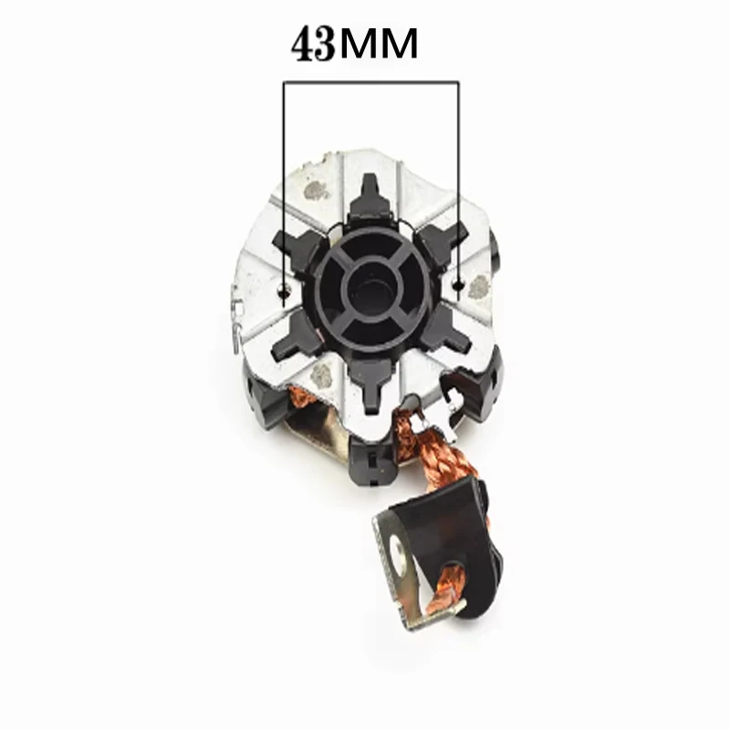 Starter Motor Carbon Brush Holder For Audi A6 A6L 2.0T BMW 5 Series VW (Size:43mm)