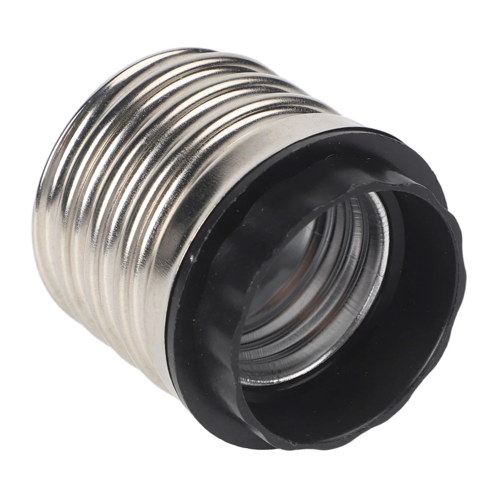 

Переходник для лампы с цоколем E40 Goliath Moghul на цоколь Edison E27, совместимый с различными типами лампочек и светильников.