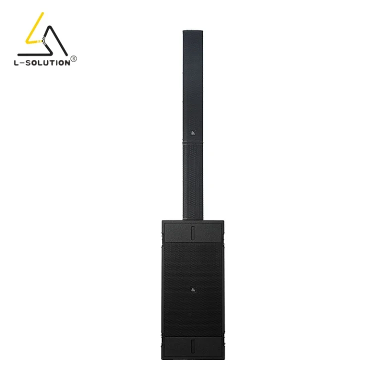 Full Set Huge Series Portable Active Column Speaker 2x12-Inch Bass Subwoofer Professional Outdoor DJ Powered Sound System