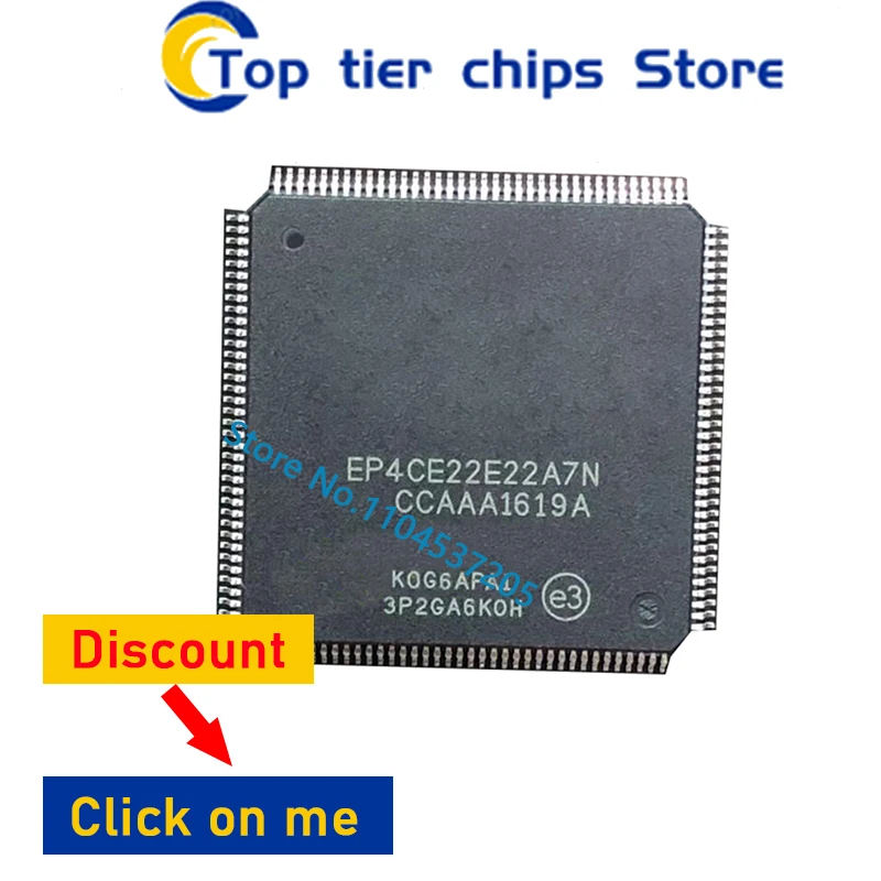 

1pcs/lot EP4CE22E22A7N EP4CE22 QFP144 EP4CE22E22