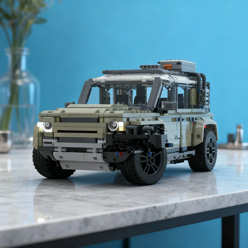 

2866 деталей MOC: Переднее сиденье для технической модели Land Rover 1:10, строительные блоки, архитектурные конструкторы, рождественский подарок, идея для игрушки, развивающая игрушка