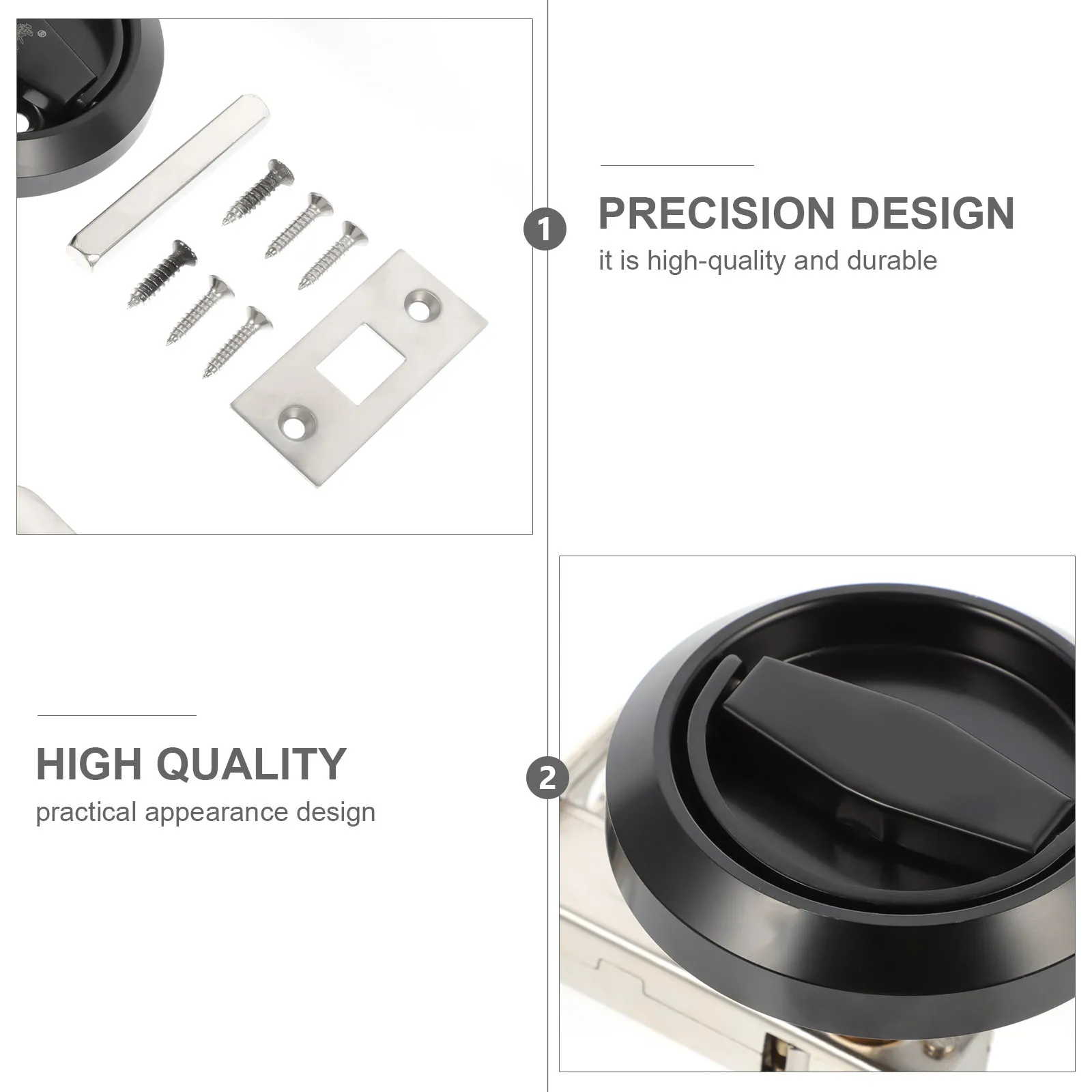Stainless Steel Furniture Lock Door Handle Locker Accessory Storeroom Recessed Cup Drawer Pulls