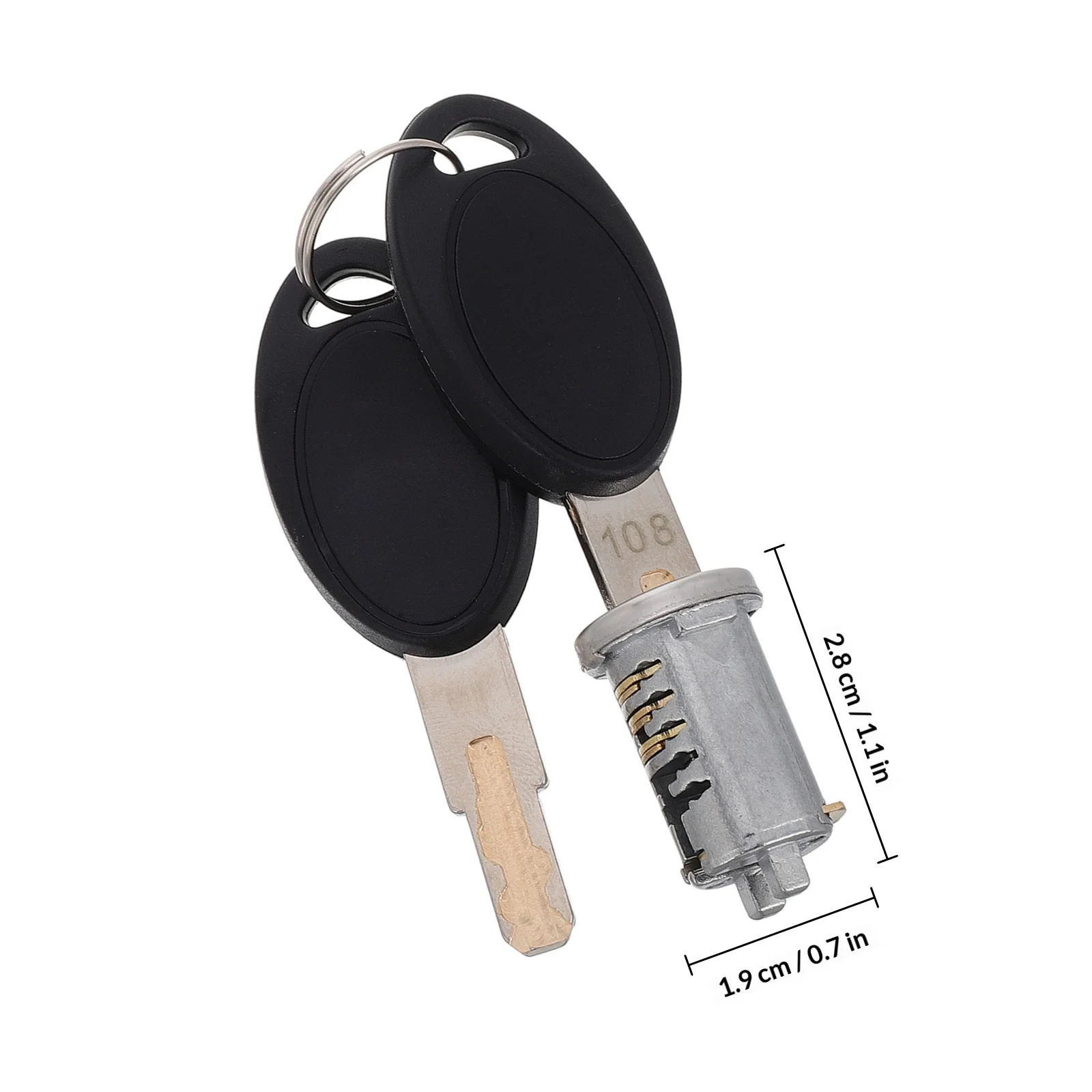 Cilindro per serratura per porta del rimorchio Serratura per camper Scomparto portaoggetti per porta del passeggero Sicurezza per viaggi in campeggio a lunga distanza