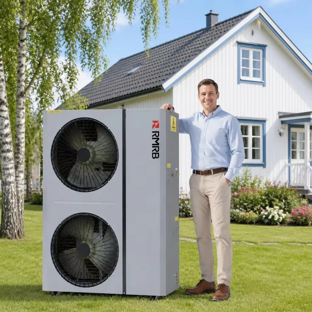 18.2kW R32 Air To Water Heat Pump WiFi Smart Control Solar Ready SG Standard For Germany Poland Home Heating A+++ CE ERP