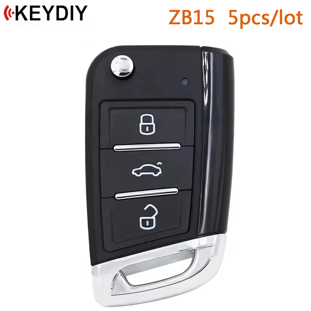 5pcs/lot KEYDIY ZB15 Universal Smart Remote Key ZB Series for KD-X2 KD KD-MAX for MQB Style Fit More Than 2000 Models
