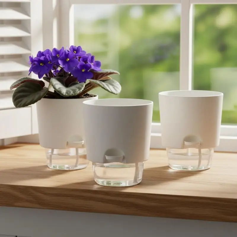 Self Watering Hydroponic  Pot BPA Free Soilless Cultivation Planter for Kids School Gardening Class
