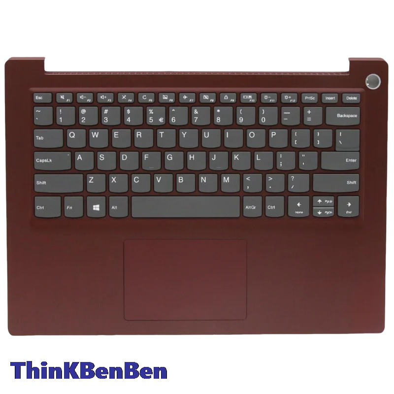 US English Red Keyboard Upper Case Palmrest Shell Cover For Lenovo Ideapad 3 14 ADA05 IIL05 ARE05 IGL05 IML05 14ITL05 5CB0X56758