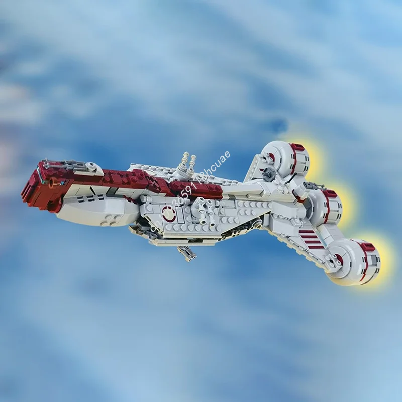 633 Uds. MOC 2bricks cargador de escala C70 modelo de batalla de estrellas arquitectura de bloques de construcción DIY juguetes artesanales montar regalos de navidad