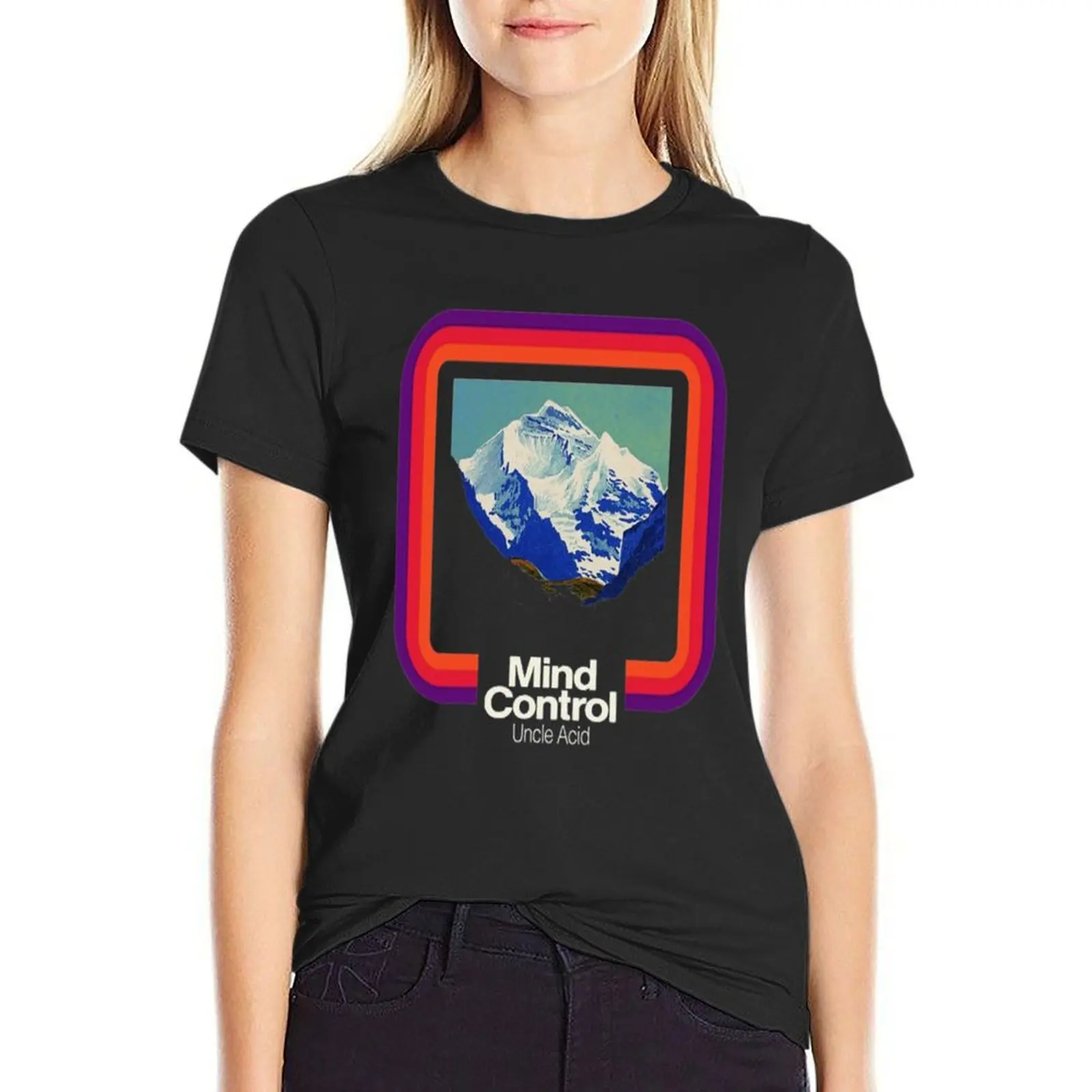 Uncle Acid The Deadbeats Mind Control T-Shirt funny summer top heavyweights Short sleeve tee graphic t-shirts for Women