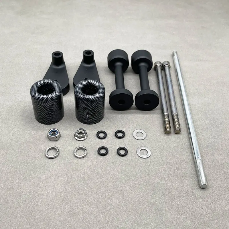 

For Kawasaki Ninja250R EX250 2008 2009 2010 2011 2012 2013 No Cut Motorcycle Parts Black Frame Sliders Crash Falling Protection