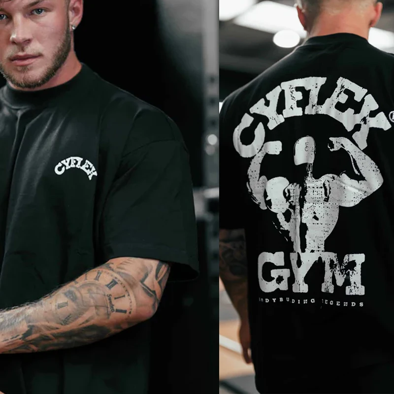 Cotton Tee Men's Short Sleeve T-shirts Gothic Clothing Personalized T-shirt Essentials Tops and Tees Clothes Mens Man New Gym