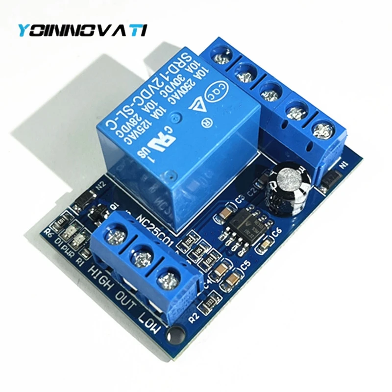 2 in 1 Pump Pour Water Automatic Controller DC 12V Liquid Level Sensor Switch Relay Module for Motor Fish tank Waterhouse Irriga