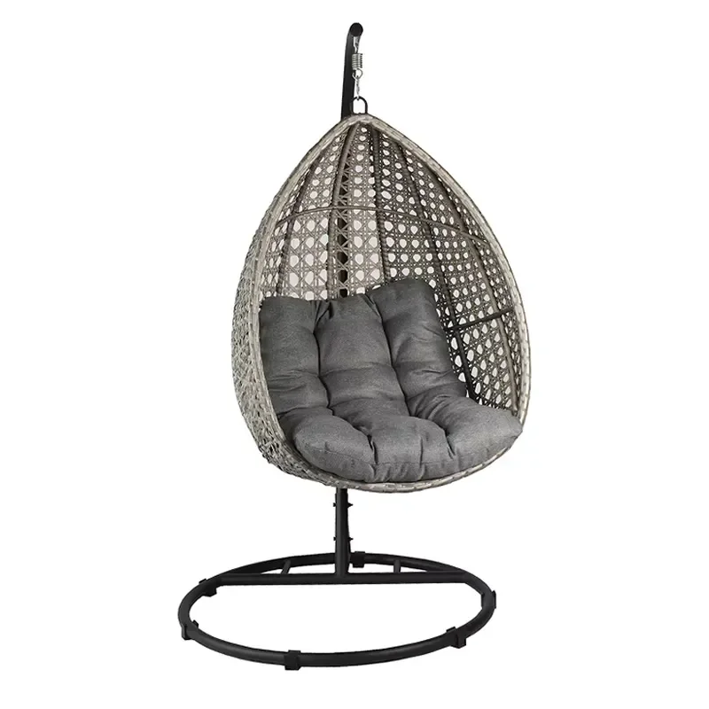 for Nova Korgante Outdoor Wicker Garden Terrace Swing Hanging Egg Chair for Adults