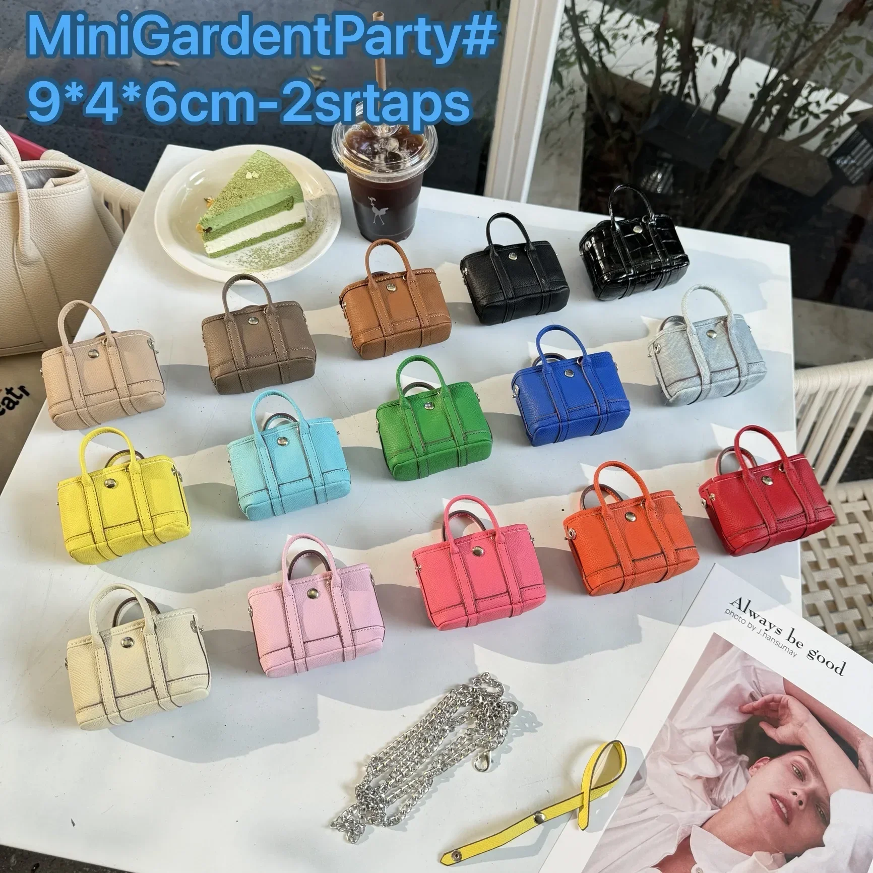 2025 New  Mini Garden Bag Pendant Cute Headphone Bag Pendant Microfiber Lipstick Cabbage Basket Chain Female women bag