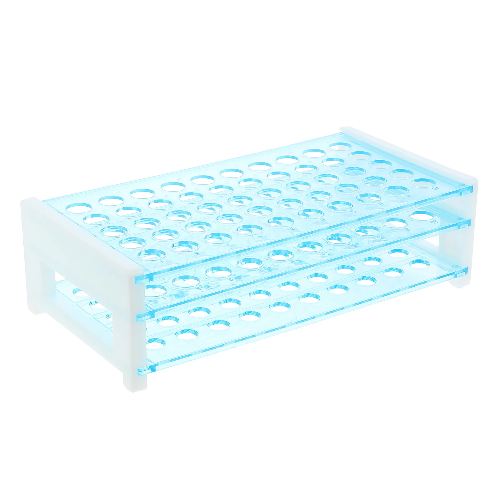 

Test Tube Rack Holders Polypropylene Multifunctional Plastic Stand Vial Racks Lab