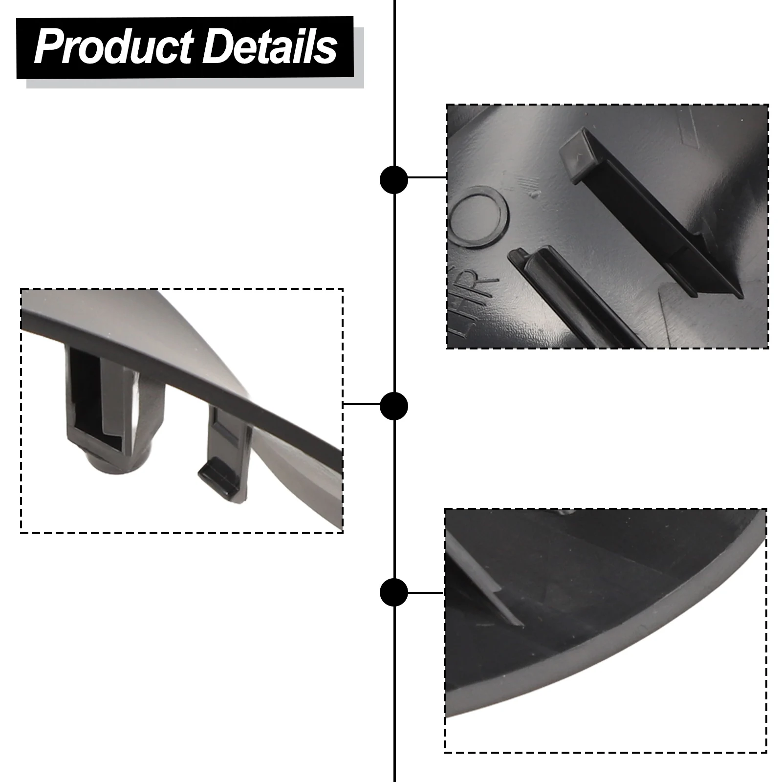 

High Durability Car Side Mirror Cover Frame with Heated Lens Designed for Mazda 6 (2018 2021) Including a Lower Base Cap