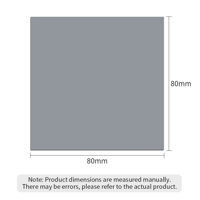 LUXIANZI 9.5W/MK High Quality Thermal Pad 20mm 30mm 40mm 80mm For Phone Laptop GPU CPU Heatsink Cooling Conductive Silicone Pad
