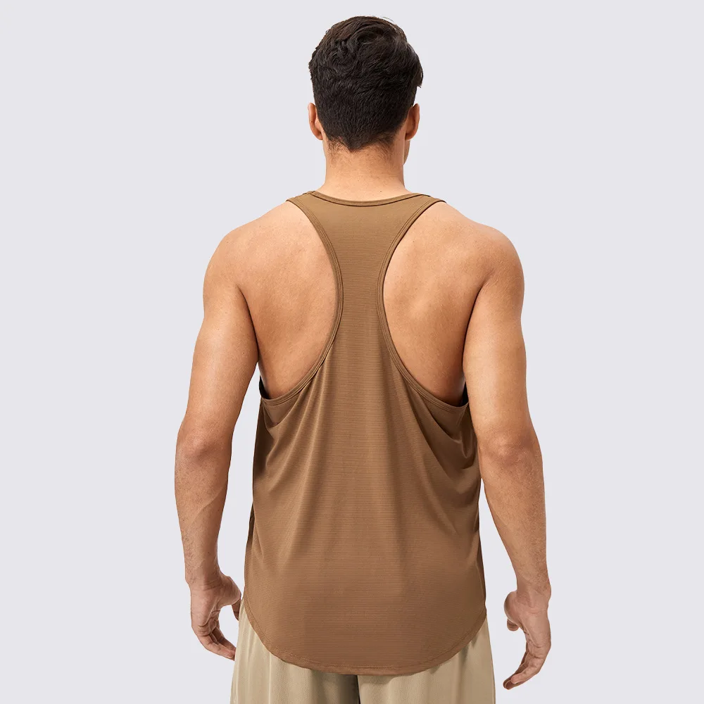 Men Summer Sport Gym Vest Running Tank Top Quick Dry Training Tanktop Workout Singlets Man Fitness Bodybuilding Sleeveless Shirt