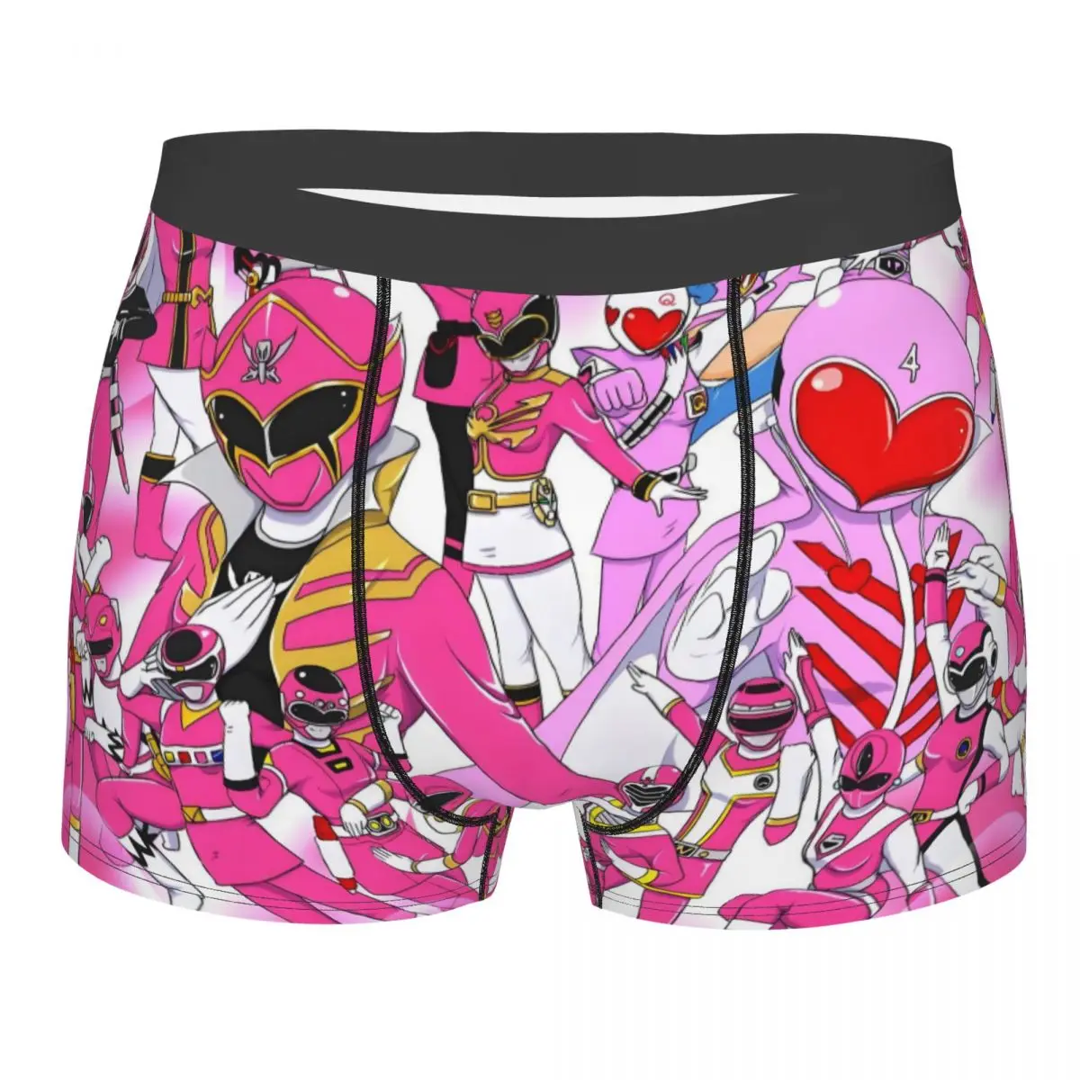 

Мужские боксеры S-Supers S-Sentais Monster Love, нижнее белье с 3D принтом комиксов, трусы, мягкие трусы