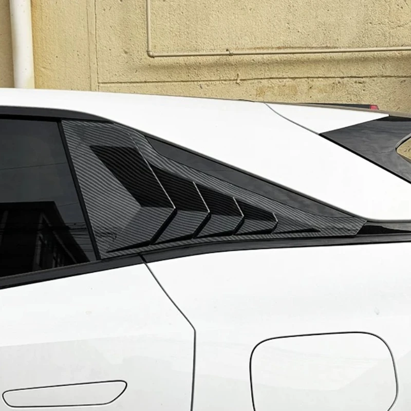 For Changan Deepal S07 S7 Car Rear Window Triangle Louver Shutter Trim Frame Car Exterior Modification Decor Auto Accessories
