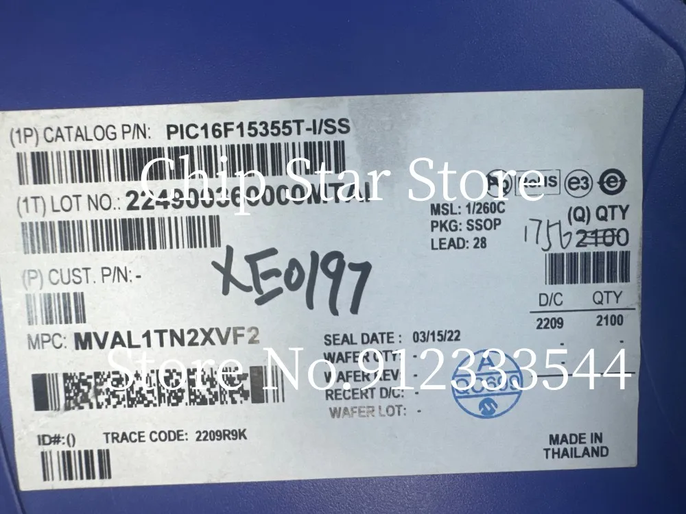 5-100pcs  PIC16F15355-I/SS  PIC16F15355T-I/SS  PIC16F15355  SSOP28  8Bit Microcontrollers MCU 100%New And Original