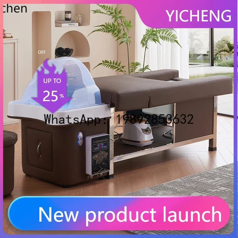 

shampoo bed water circulation head treatment bed barber shop beauty salon special electric lifting foot bath massage bed