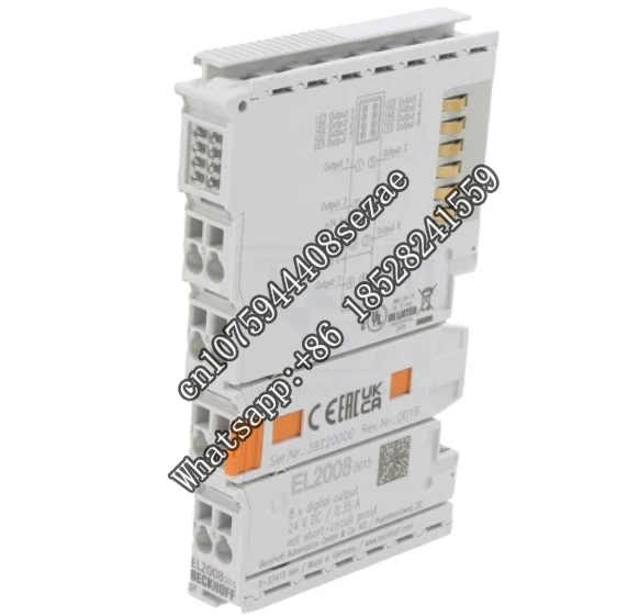 

original Beckhoff EL2008 EtherCAT Terminal 8-channel digital output, 24 V DC, 0.5 A EP1008-00001 EK1122