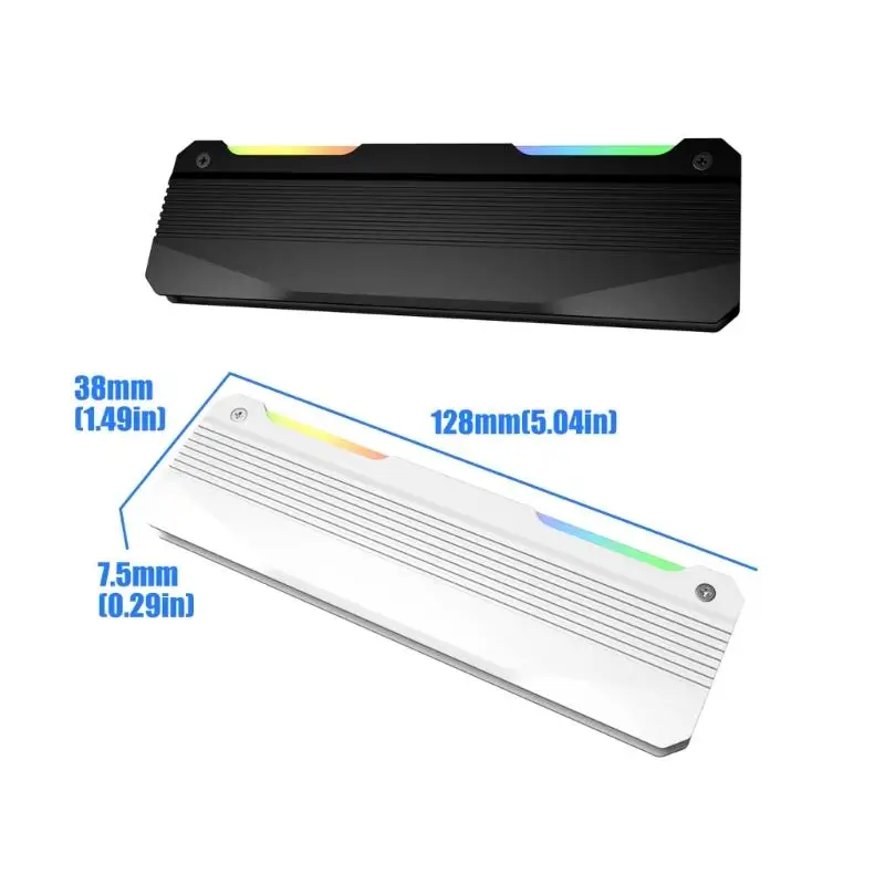 Gaming Memory Coolers With 5V 3Pin ARGB Connectors For Enhances Aesthetics And Performances Stability D2RC