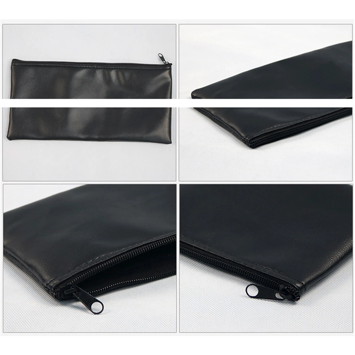 Pencil Bag Pu Minimalist Design Stationery Storage Bag For Students Pen Organizer Toiletries