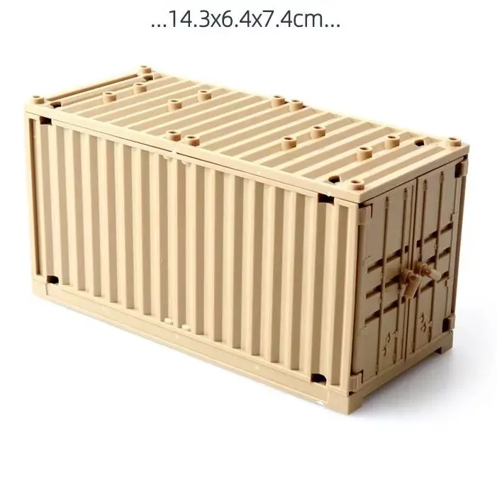 Special Police Container World War II Toy Building Blocks Dolls Military Accessories Machine Guns mini Model Accessories Gifts