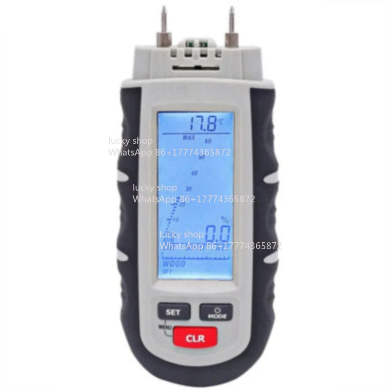 Wood Moisture Tester Wood Moisture Meter Moisture Humidity Tester Measurement, Bare Metal