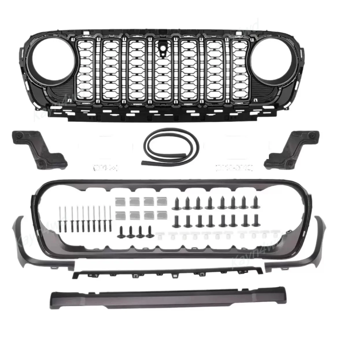 Offroad 4x4 Accessoires Meerdere kleuren 20e verjaardag voorbumper racing grills voor 2018-2025 Jeep Wrangler JL JT