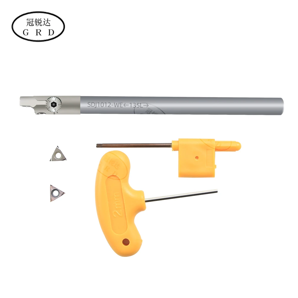 Integrated SDJ Small Aperture Boring Tool Set Tungsten Steel Boring Bar Adjustable Small Boring Tool Hole EWN Fine Boring Head