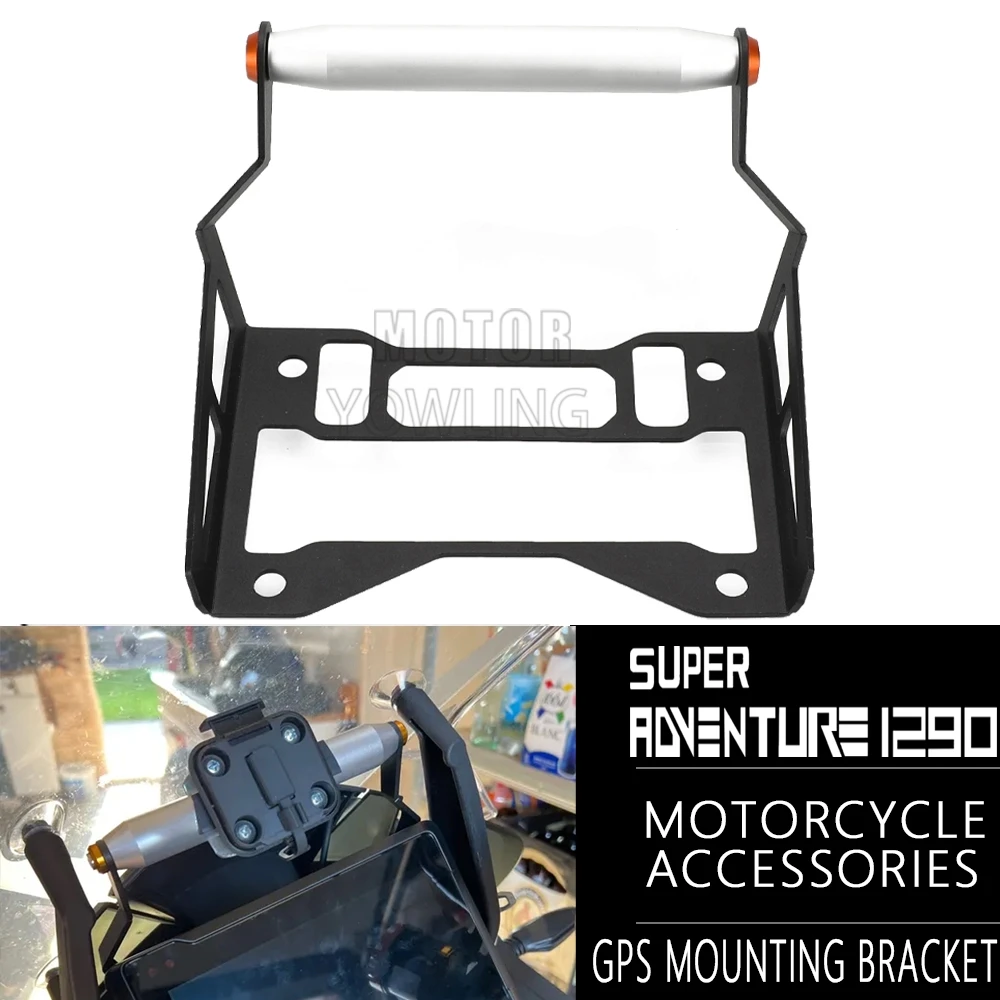 Motorcycle Stand Holder Phone Navigation Bracket For 1290 ADV ADVENTURE SUPER S R 2021-2023 2024 Mobile Phone GPS Plate Bracket