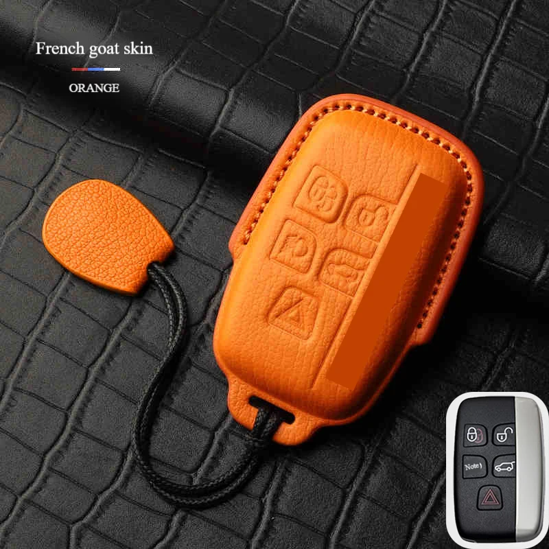 

Suitable for Land Rover Range Rover Leather Key Case, Goatskin Aurora L Clasp Defender 110 Shell, Range Rover Executive B