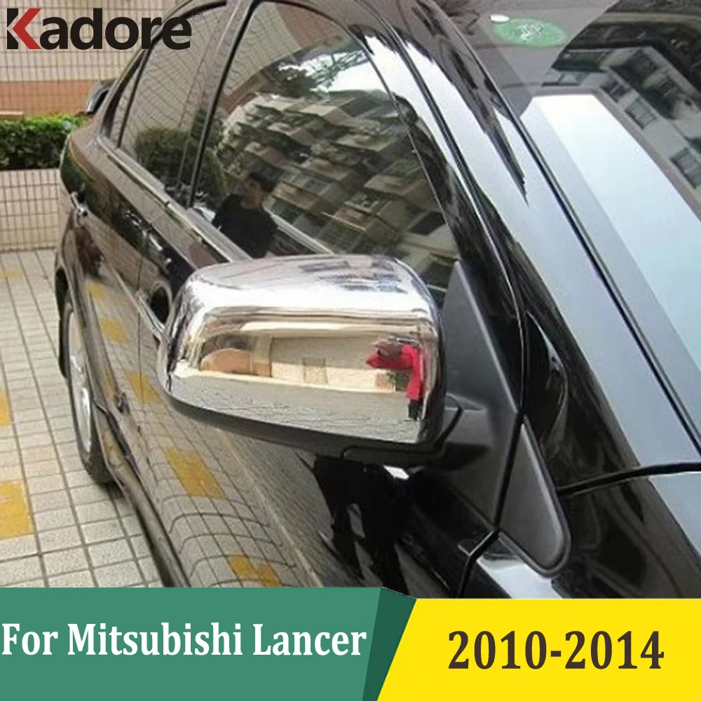 

Для Mitsubishi Lancer Lancer X Lancer Evo 2010 2011 2012 2013 2014, автомобильные аксессуары, хромированная накладка на боковую дверь, зеркало заднего вида